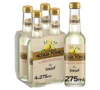 Lurisia La Nostra Acqua Tonica - 24 Bottiglie in Vetro 100% Riciclabile da 275ml, Bevanda Analcolica Prodotta con l’Infuso del Chinotto di Savona e il Succo di Limone, Gusto Dissetante