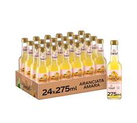 Lurisia La Nostra Aranciata Amara, Bevanda Analcolica Prodotta con il Succo delle Arance Italiane e l’Estratto di Melangolo di Puglia - 24 Bottiglie in Vetro da 275ml
