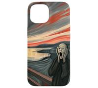 L'urlo in stile contemporaneo Expression Art Custodia per iPhone 15