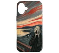L'urlo in stile contemporaneo Expression Art Custodia per iPhone 16 Plus