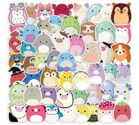 LURNODY 100 Pezzi Stickers Animali Carini, Kawaii Animal Sticker Set, Adesivi Vinile Impermeabili, Skateboard, Bottiglie D'Acqua Valigie Decorazioni Personalizzate Regali di Compleanno per Bambini