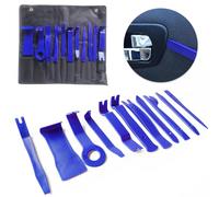 LURNODY 11 Pezzi Kit Smontaggio Plastiche Auto, Strumento di Rimozione Auto, Strumento di Smontaggio per Auto,Cunei di Plastica Leve Kit di Installazione Strumenti