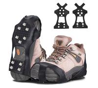 LURNODY Ramponi per Scarpe Scarpe M 34-39 Ramponcini da Neve E Ghiaccio Ramponi per Scarponi, Adatto per Ghiaccio E Neve Arrampicata Speleologia Camminare Attività All'Aperto Scarpe Antiscivolo