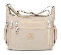 LUROON Borsa Donna Impermeabile, Nylon Borsa a Tracolla da Donna con Tracolla Regolabile, Grande Borsetta Tracolla Crossbody Bag per Lavorare Scuola Shopping Viaggio