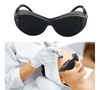 lurora2021 Occhiali Protezione degli Occhi Laser IPL Occhiali di Sicurezza 380-700nm Occhiali di Protezione Occhiali di Protezione UV per Terapia Con Luce Rossa Cosmetologia Solarium Unisex