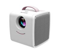 LURRIL Mini Proiettore Portatile LCD Supporto 1080P Full HD Compatibile USB Compatibile Con I Bambini Che Studiano Il Regalo Di Natale Proyector (Color : Pink, Plug Type : AU Plug)