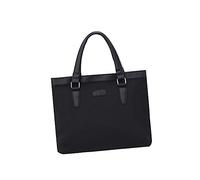 Lurrose 1 Messenger Pelle per Resistente All Elegante e Leggera per Lavoro e Viaggio Colore Nero Tracolla per Documenti e Laptop
