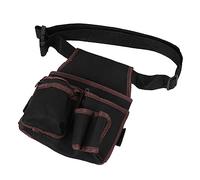 Lurrose 1 Pz Sacca Per Utensili Borsa Porta Attrezzi Organizzatore Del Secchio Dell'elettricista Borsa Degli Attrezzi Da Elettricista Borsa Del Tecnico Marsupio 600d Black