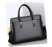 Lurrose 1 Pz Tracolla per Laptop Casual e Resistente Portadocumenti Nero per Design Elegante