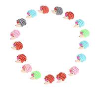 Lurrose 1 Set Accessori Riccio in Resina Hair Charms Materiale Per Lavoretti Accessori Frigorifero Decorazioni Artigianali Fai Da Te Adorabile Arredamento Animale 20 Pezzi