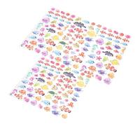 Lurrose 1 Set Adesivo Mondo Sottomarino Adesivi 3D Adesivo Animale della Vita Marina Oceano Wall Sticker Stickers Mural Adesivi Oceanici per Adesivi di Animali Marini Carta 5 Fogli