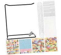 Lurrose 1 Set Appendiabiti per Pittura con Diamanti conigliera da scrivania Desktop scaffali Organizer per Borse da scrivania portaborse richiudibile da Tavolo Ferro da Stiro Black