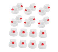 Lurrose 1 Set Bomboletta Spray Ugello Vernice Spray Bomboletta Spray Di Ricambio Cappellini Fat Cap Ugelli Di Spruzzo Graffiti Vernice o Cappellini Di 20 pezzi
