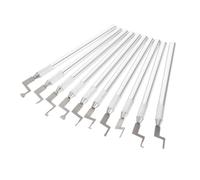 Lurrose 1 Set Coltello Inferiore Strumenti da Intaglio Taglierine per Intagliare La Cera Forniture per Sculture in Cera da Intaglio Silver Acciaio Inossidabile 10 Pezzi