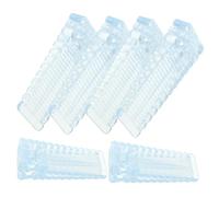 Lurrose 1 Set Fermaporta Muto Battente Maniglia Campanello di Casa Box Auto Bloccante Carillon Tappo Inferiore della Porta Antiurto della Porta Regolabile Aria Gomma da Cancellare 6 Pezzi