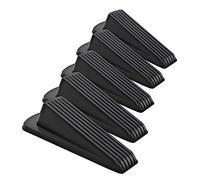 Lurrose 1 Set Fermaporta Tempesta Porta Pesante Serratura Portatile Antiurto della Porta Cerniera Fermaporta La Porta Ferma Sfogo Paraurti Fermaporta Auto Gomma da Cancellare Black 5 Pz