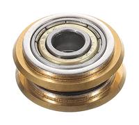 Lurrose 1 Set Ruota Portante Ruota Carrello Ruota Lucidante Piatto Ruote da Ponteggio da Taglio per Utensili Rotanti Filo Angolari Buffing Kit Golden Lega 2 Pz