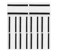 Lurrose 10 Pezzi Buste Magnetiche Trasparenti 152x98mm Porta Etichette a Clip per Scaffali Impermeabili Custodia Magnetica per Documenti Ufficio Supermercato