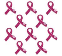 Lurrose 10 spille con nastro per donna, spilla viola con nastro simbolo della lotta contro la violenza domestica e il cancro, spille da bavero di supporto all'ingrosso, accessori di gioielleria