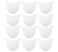Lurrose 100 Fogli Maschera per Collo Usa e Getta Non Tessuto Ultra Sottile Cura della Pelle Assorbimento Facile da Trasportare per Riduzione Rughe