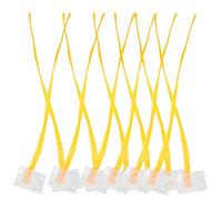 Lurrose 100 Pezzi Sacchetti Rete per Frutta e Verdura in Pe Leggeri e Ventilati, Capacità 0,5-1kg, per Spesa e Conservazione in Frigorifero, Colore Giallo