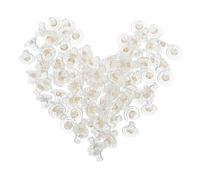 Lurrose 100 Pezzi Supporti per Orecchini Silicone Dischi Antiscivolo per Stabilizzare Orecchini Pesanti e Studs Compatibili Leggeri e Protettivi per Delicata