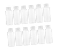 Lurrose 12 pezzi Bottiglie per Bevande da Resistenti ad Alte Temperature Trasparenti e Leggere per Uso Quotidiano e Conservazione Conveniente