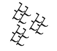 Lurrose 12 pezzi Porta Cuffie Scrivania Supporto Stabile e Portatile per Auricolari Design Elegante Salvaspazio e
