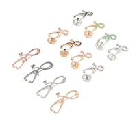Lurrose 12 Pezzi Spille Stetoscopio in Lega Tema Retrò per Infermiere Accessori per Vestiti e Divise Medicali Stile Elegante e Raffinato Stili multipli