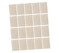 Lurrose 15 Pezzi Legno Non Trattati per Progetti Creativi Intaglio e Pittura Materiale Versatile per Fai da Te per Adulti