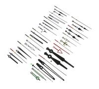 Lurrose 15 Set Guarda e Set di Orologi Kit di Sostituzione Lancette Dell'orologio Parti di Orologio Meccanico di Grandi Dimensioni Grandi Lancette Dell'orologio Plastica