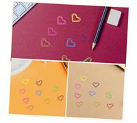 Lurrose 150 Pezzi Graffette in Metallo Multicolori per Ufficio Clip Decorative Resistenti per Documenti Memo e Foto Organizzazione Pratica e