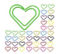 Lurrose 150 Pezzi Graffette Metallo Colorate Piccole Clip Decorative per Scuola Organizzazione Documenti con Clip Resistenti e Portatili per Note e Memo
