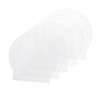 Lurrose 15pezzi Custodia per CD Custodie per Dvd Trasparenti Resistente all Usura Effetto di Assorbimento degli Urti Protezione Ottimale per Dischi Facile da Usare