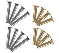 Lurrose 16 Pezzi Rivetti Kit Compatto e Completo in Lega Argento per Riparazione Stecche Ombrello per Cura e Riparazione di Ombrelli Pieghevoli