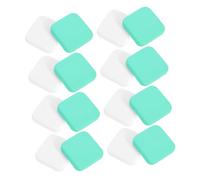 Lurrose 16 Pezzi Silicone Bumper Pads Adesivi per Mobili Cuscinetti Ammortizzatori Quadrati per Paraspigoli Antirumore per Porte e Pareti Protezione per Casa e Ufficio