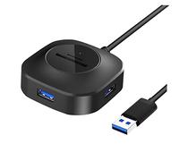 Lurrose 1pezzi Adattatore Multi Usb Hub Convertitore Porta Usb Multiporta Caricatore Rapido Pratico Resistente Adatto Uso Domestico Ufficio Scuola Collegamenti Tastiera Mouse Senza Ritardi