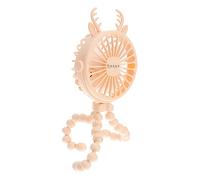 Lurrose 1pezzi Ventilatore Portatile USB Silenzioso per Ufficio e Dormitorio Realizzato Buona Qualità Copertura della Ventola per Proteggere le Dita e Luci LED per Illuminare la Notte