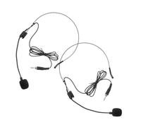 Lurrose 2 Microfoni Per Cuffie Microfoni Per Canto Cuffie Per Canto Per Lezioni Cuffie Leggere Trasmettitore Microfono Cuffie Per Cantante Connettori Per Cuffie Placcati In