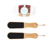 Lurrose 2 Pcs Pedicure a doppia faccia Rimozione del callo Lima per piedi