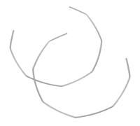 Lurrose 2 Pezzi Anello di Fissaggio Maniglia Macchina da Caffè 58 Mm in Acciaio Inox Molla Elastica Interna per Portafiltro Accessorio Ricambio Stabile per Uso Domestico e Professionale