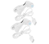 Lurrose 2 pezzi Auto Clicker per telefono Schermo del telefono automatico Simulazione di clic del dito Simulatore USB per giochi Shopping Trasmissioni in diretta Compito di ricompensa Bianco