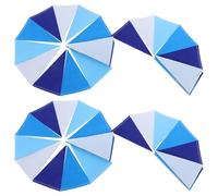 Lurrose 2 Pezzi Bandiera Decorazione Per Feste Stendardo Della Stamina Bandiere Triangolari Sospese Banner Bandiera Del Triangolo Stendardo Appeso Non Tessuto
