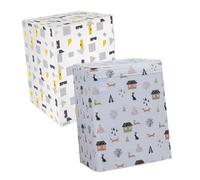 Lurrose 2 Pezzi Copertura Lavatrice con Design Creativo Protezione Solare e Antipolvere e Asciugatrice Adatta per Macchine Facile da e Manutenzionare per Decorare La Casa