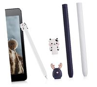 Lurrose 2 Pezzi Cover per Stylus Pen Porta per Pencil ª con Design Animali Cartoon Protezione e Comfort per Scrittura