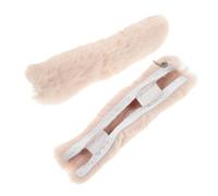 Lurrose 2 Pezzi Cuscinetti Imbottiti per Tracolla con Zip Spessi Morbidi Imbottiture per Spalla Copri Borsa Tracolla Accessori Chic per Borse da Donna Facili da Installare e Resistenti