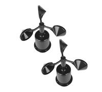 Lurrose 2 Pezzi Custodia Protettiva ABS per Anemometro Scocca Resistente per Sensore di velocità del Vento Bassa Consumo Energetico Installazione Facile per Monitoraggio Meteorologico e