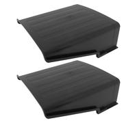 Lurrose 2 pezzi di copertura per telecamera antipioggia e sole - Copertura per telecamera di sicurezza esterna - Tetto protettivo in plastica per cupola/proiettile