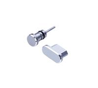 Lurrose 2 Pezzi Kit Tappi Antipolvere Protettore Coperture USB Accessori Connettore per S7 Grigio