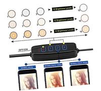 Lurrose 2 Pezzi LED per Riempimento Fotografico con Treppiede e per Smartphone per Streaming Compatta e Facile Usare Design e Alimentazione USB per Vlogging e Foto Professionali